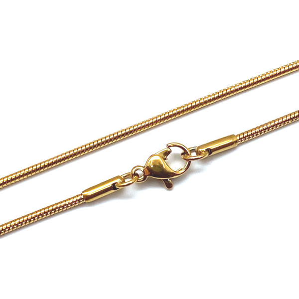 Snake ketting Gold (0.9mm)