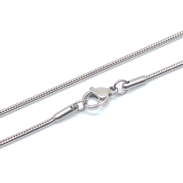 Snake ketting Silver (0.9mm)